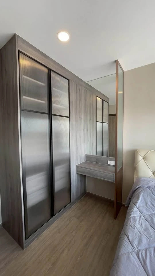 ให้เช่า Condo Vivere Sukumvit 72 1 bedroom plus ชั้น 8 เฟอร์นิเจอร์&เครื่องใช้ไฟฟ้าครบ พร้อมเข้าอยู่ได้เลย