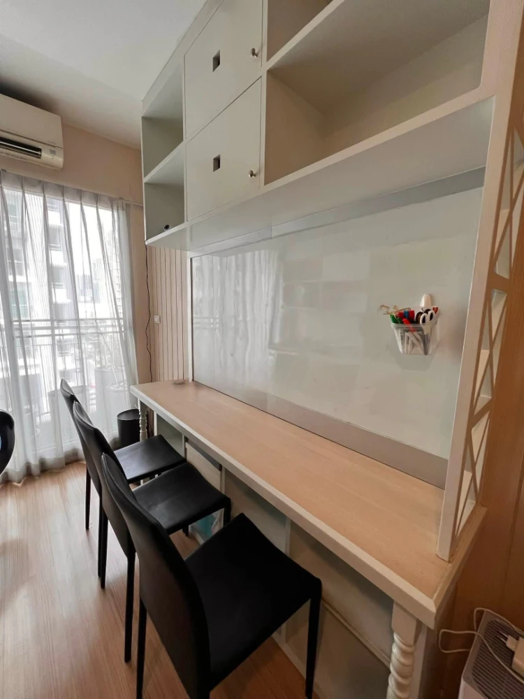 ให้เช่า CU Terrace ห้องริมติดบันไดหนีไฟ สงบ สะอาด ตกแต่งสไตล์เรียบง่าย ไม่พลุกพล่าน มีความเป็นส่วนตัว