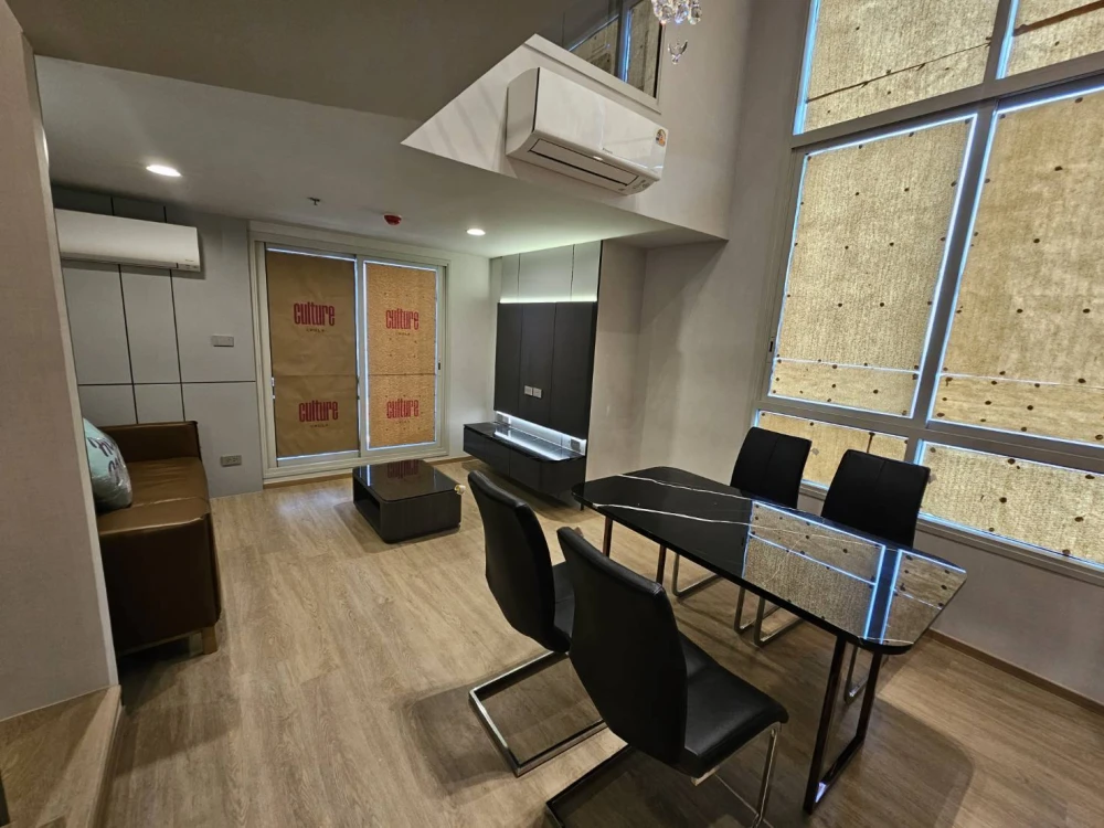 ให้เช่า Culture Chula ตกแต่งบิวท์อินจัดเต็ม เฟอร์นิเจอร์+เครื่องใช้ไฟฟ้าครบ วิวสวนลุม พลาดแล้วจะเสียใจ