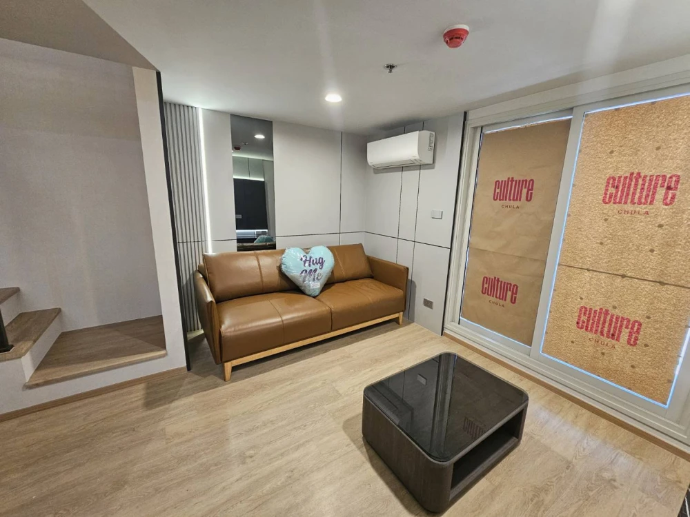 ให้เช่า Culture Chula ตกแต่งบิวท์อินจัดเต็ม เฟอร์นิเจอร์+เครื่องใช้ไฟฟ้าครบ วิวสวนลุม พลาดแล้วจะเสียใจ