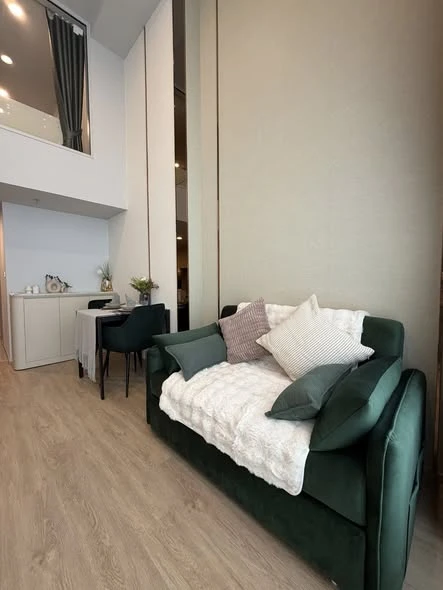 ให้เช่า Culture Chula 1 ห้องนอน ชั้น 7 มาพร้อมเฟอร์นิเจอร์ครบครัน หิ้วกระเป๋าเข้าอยู่ได้เลยจ้า