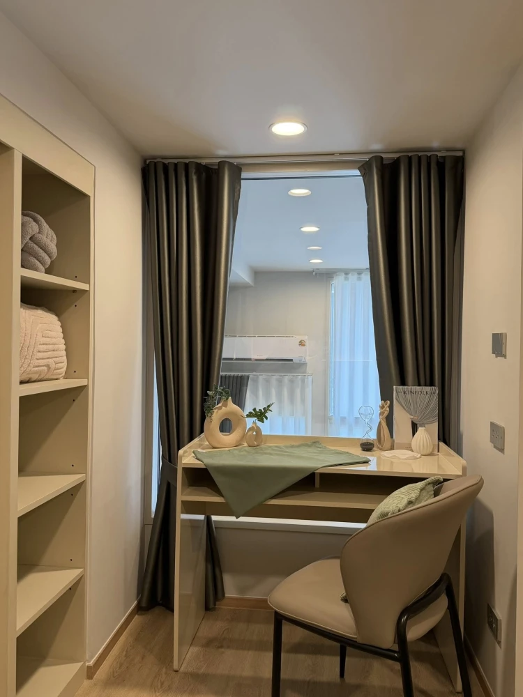 ให้เช่า Culture Chula 1 ห้องนอน ชั้น 7 มาพร้อมเฟอร์นิเจอร์ครบครัน หิ้วกระเป๋าเข้าอยู่ได้เลยจ้า