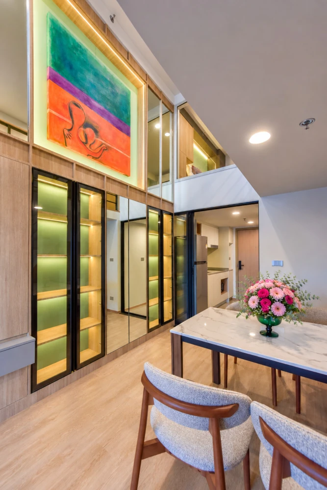 ให้เช่า Culture Chula 2 ห้องนอน ห้องสวย มาพร้อมการตกแต่งที่ครบครัน สนใจรีบจองเลย