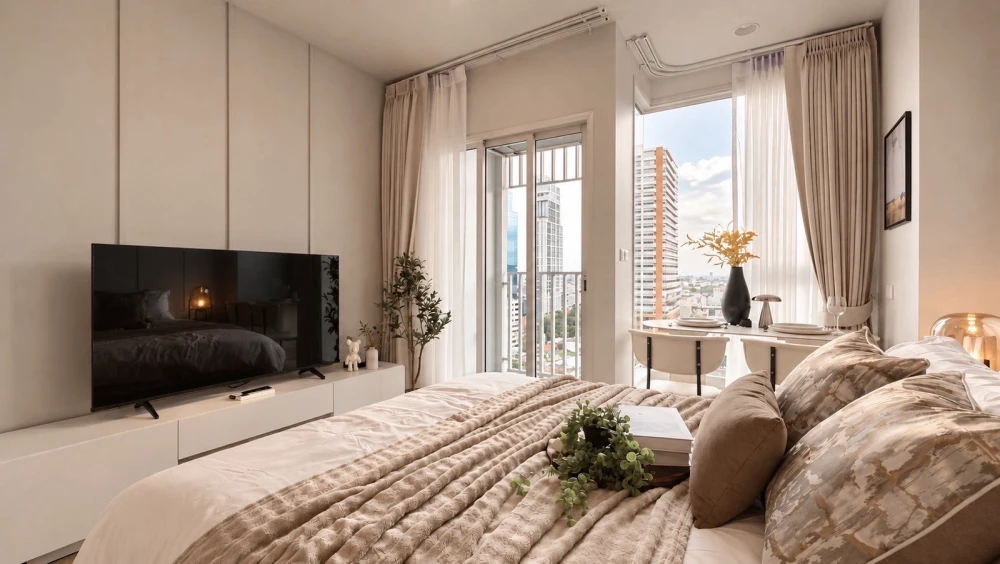 ให้เช่า Culture Thonglor ชั้น 15 ห้องสวย วิวดี แต่งครบ สนใจจองเลย อย่ารอช้า
