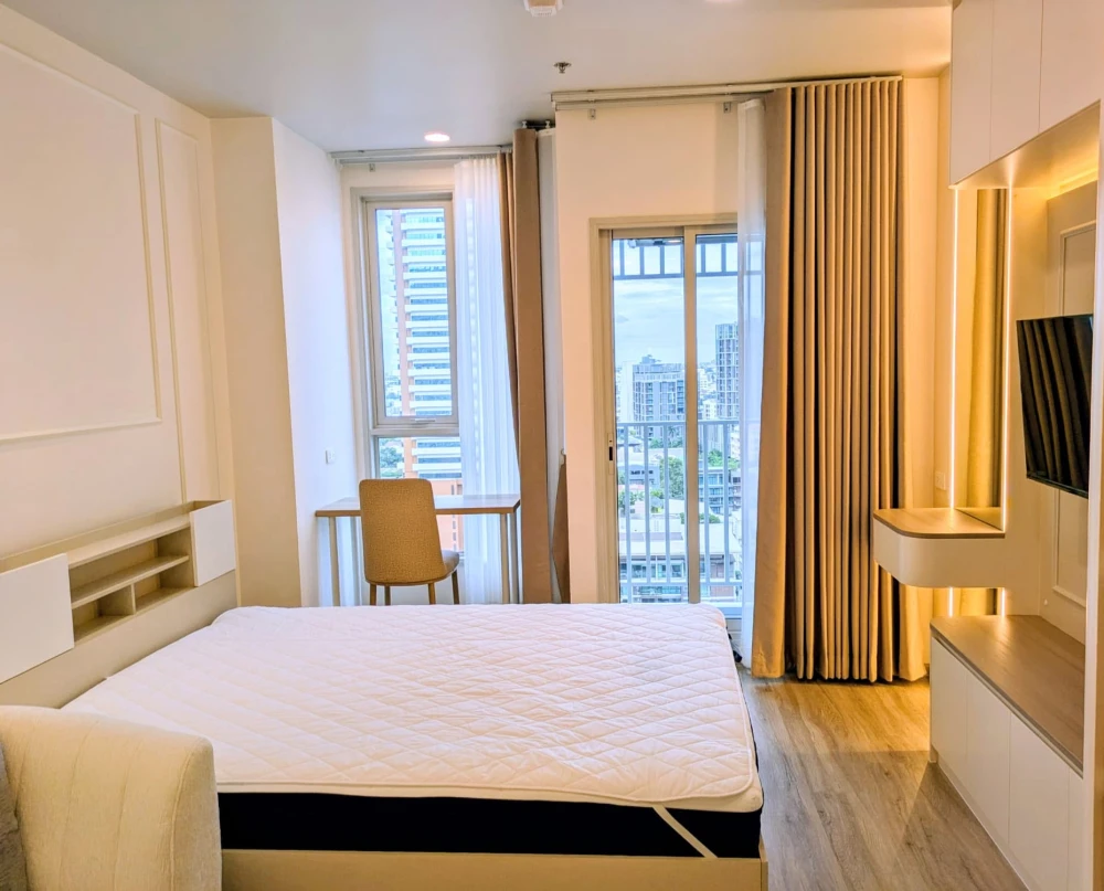ให้เช่า Culture Thonglor วิวไม่บล๊อคคอนโด ตกแต่งครบเซต มาแต่ตัวเข้าอยู่ได้เลย
