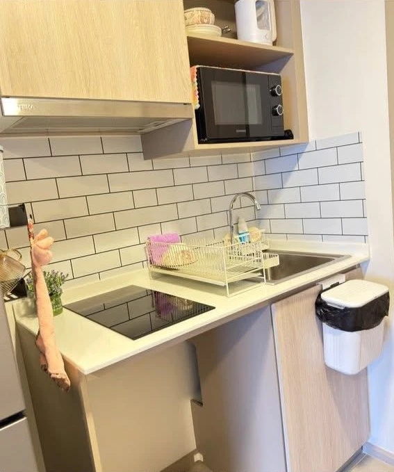 ให้เช่า d condo Air Ladkrabang ห้องตำแหน่งดี แต่งครบ พร้อมเข้าอยู่ บรรยากาศดีมาก!