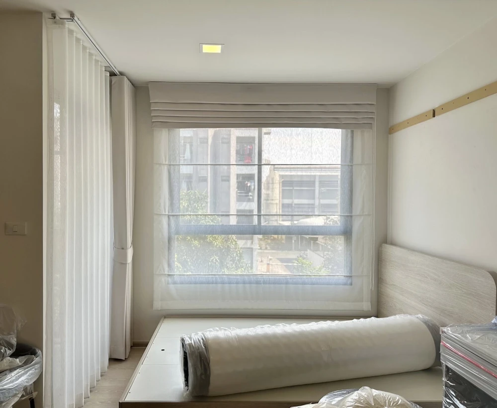 ให้เช่า d condo air Ladkrabang ห้องแต่งสวยสไตล์มินิมอล เฟอร์นิเจอร์และเครื่องใช้ไฟฟ้าครบ ไม่จองไหวหรอ
