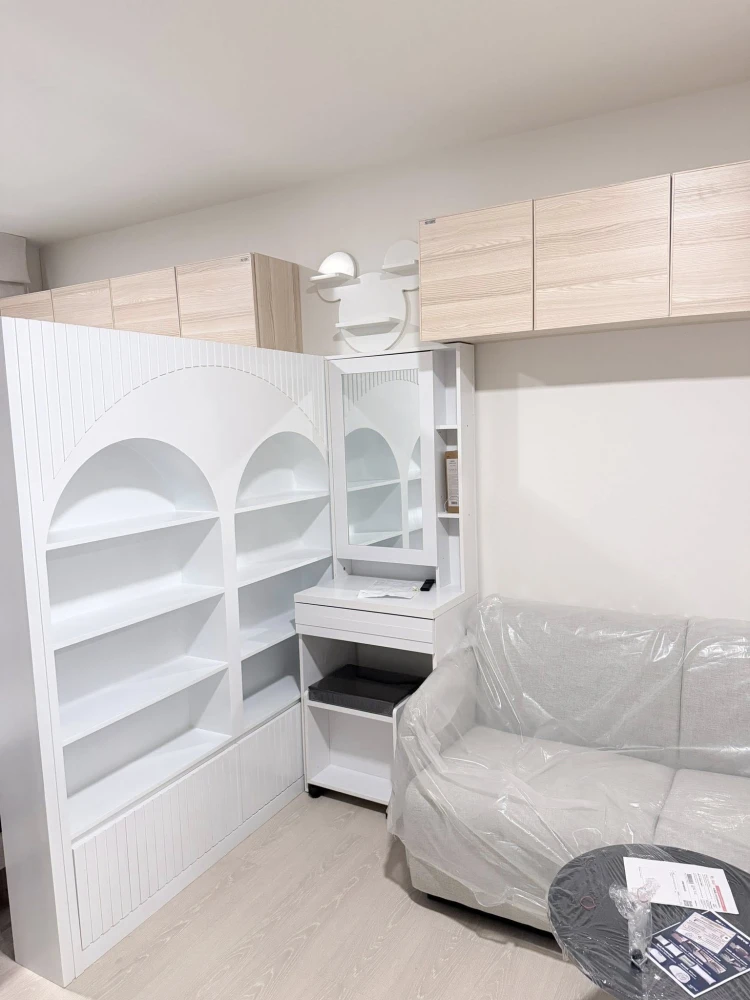 ให้เช่า d condo air Ladkrabang ห้องแต่งสวยสไตล์มินิมอล เฟอร์นิเจอร์และเครื่องใช้ไฟฟ้าครบ ไม่จองไหวหรอ