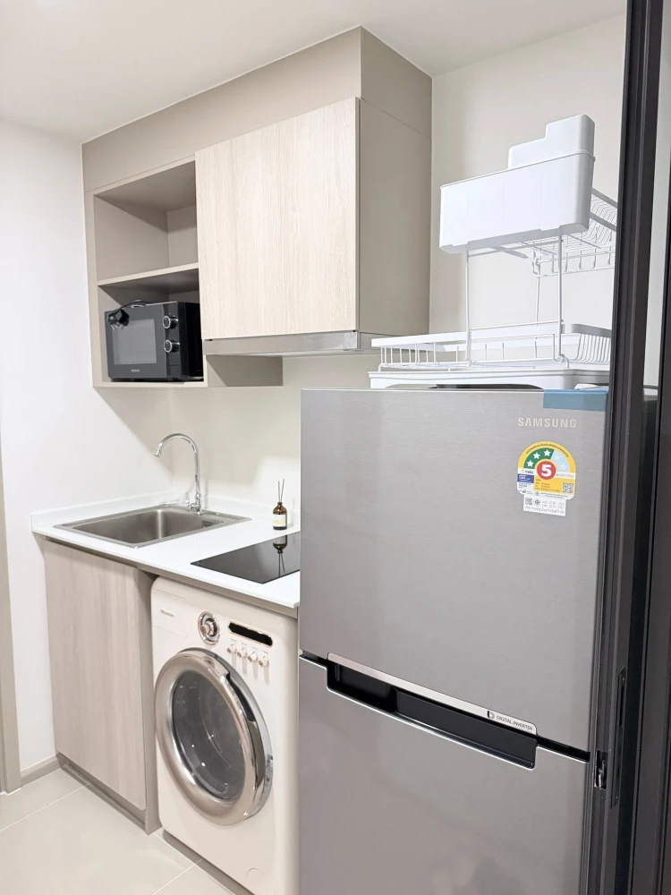 ให้เช่า d condo air Ladkrabang ห้องแต่งสวยสไตล์มินิมอล เฟอร์นิเจอร์และเครื่องใช้ไฟฟ้าครบ ไม่จองไหวหรอ