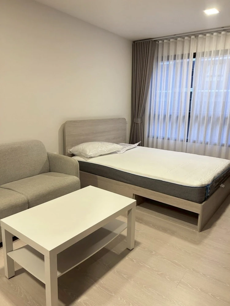 ให้เช่า d condo air Ladkrabang 1 ห้องนอน 1 ห้องน้ำ เฟอร์นิเจอร์และเครื่องใช้ไฟฟ้าครบครัน หิ้วกระเป๋าเข้าอยู่ได้เลยจ้า