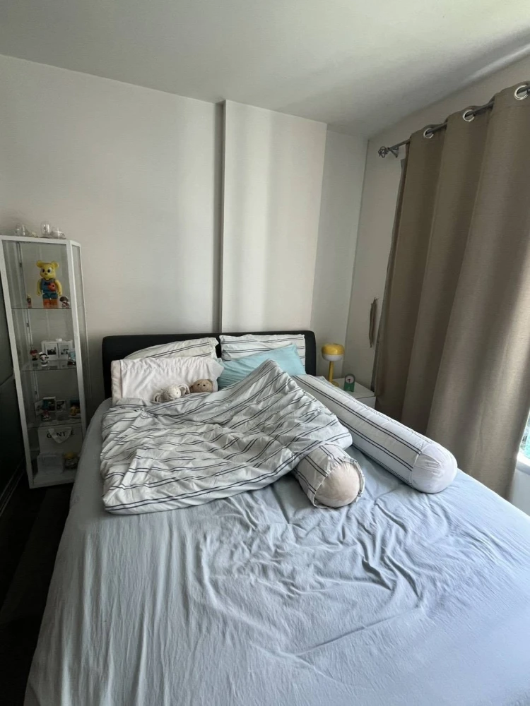 ให้เช่า D Condo Campus Resort Bangsaen ห้องชั้น 4 มาพร้อมเฟอร์นิเจอร์ครบครัน วิวสระ ห้ามพลาด