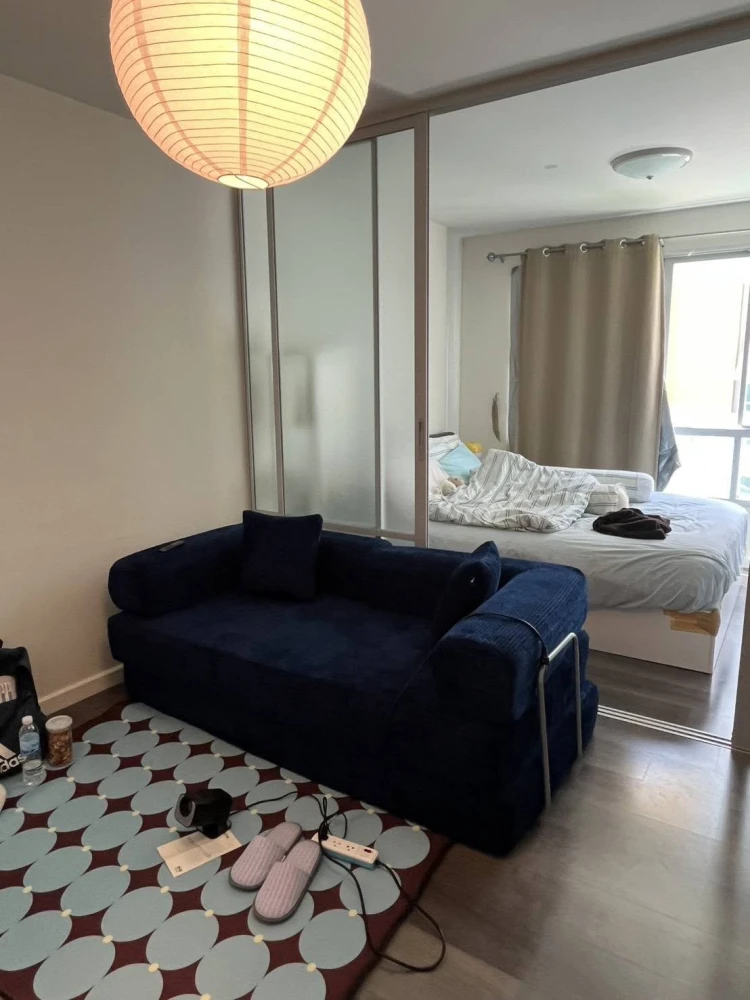 ให้เช่า D Condo Campus Resort Bangsaen ห้องชั้น 4 มาพร้อมเฟอร์นิเจอร์ครบครัน วิวสระ ห้ามพลาด