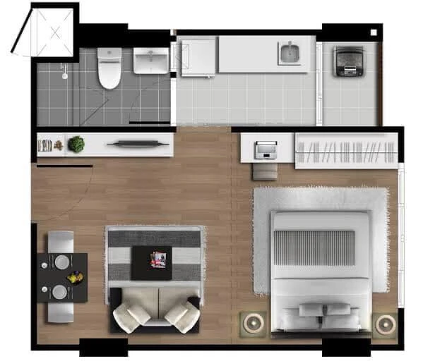 ให้เช่า D condo Campus Resort Bangsean ห้องน่าอยู่ ชั้น 4 มาพร้อมสิ่งอำนวยความสะดวกครบครัน จองเลย