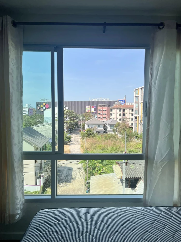 ให้เช่า D condo Campus Resort Bangsean ห้องน่าอยู่ ชั้น 5 วิวสวย เฟอร์ครบ พลาดแล้วจะเสียใจ