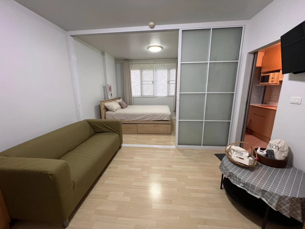 ให้เช่า D Condo Onnut-Suvarnabhumi ชั้น 2 ห้องแต่งครบ จองเลย ห้ามพลาด