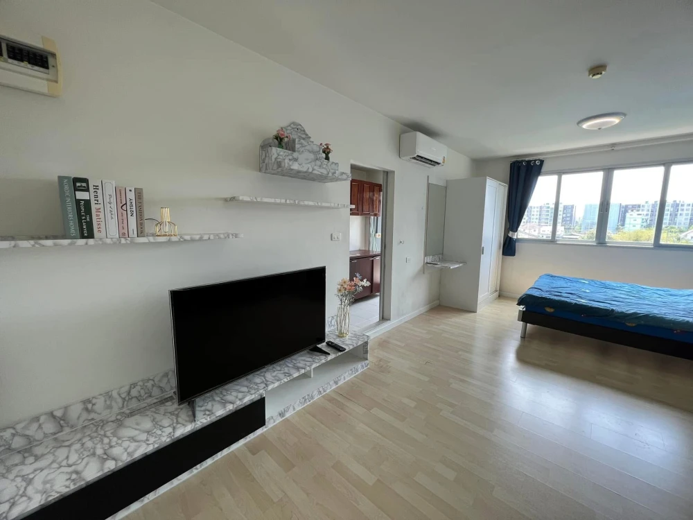 ให้เช่า D Condo Onnut-Suvarnabhumi ชั้น 4 มาพร้อมการตกแต่งที่ครบครัน สนใจจองเลย