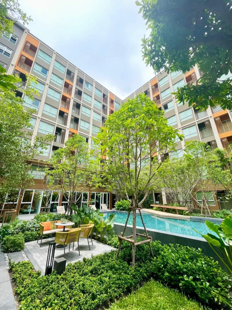 ให้เช่า D condo panaa ชั้น 8 วิวสวย วิวสระ ห้องกั้นเป็นสัดส่วน แต่งครบ จองเลย ห้ามพลาด