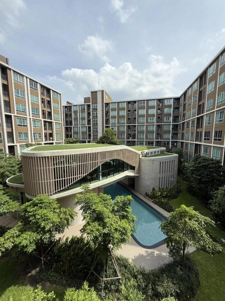 ให้เช่า dcondo Campus Dome Rangsit ห้องสตูดิโอ มาพร้อมเฟอร์นิเจอร์ครบครัน หิ้วกระเป๋าเข้าอยู่ได้เลยจ้า