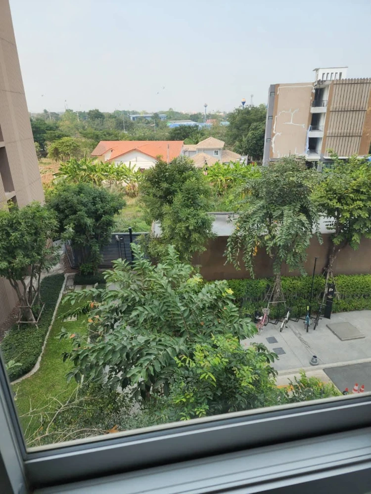 ให้เช่า Dcondo Campus Kampangsaen ห้องมุมให้ความเป็นส่วนตัว เฟอร์นิเจอร์ครบครัน จองเลย