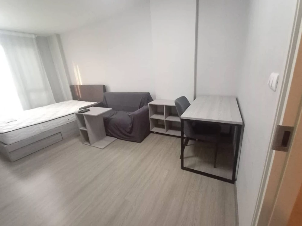 ให้เช่า Dcondo Campus Kampangsaen 1 ห้องนอน 1 ห้องน้ำ ห้องไม่ร้อน ส่วนกลางครบครัน จองเลย