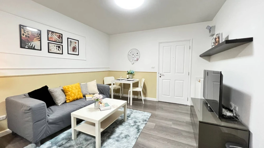 ให้เช่า Dcondo Campus Resort Bangna ชั้น 2 ตึก A (มีเครื่องซักผ้า) พร้อมเข้าอยู่!!