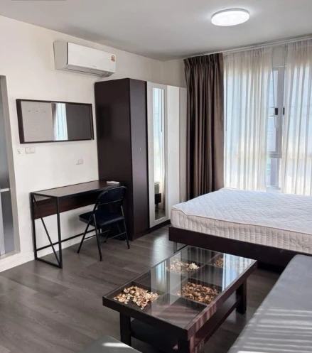 ให้เช่า Dcondo Campus Resort Bangna ชั้น 5 ห้องมุม แต่งครบ สนใจจองเลย