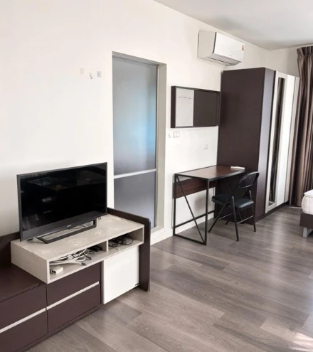 ให้เช่า Dcondo Campus Resort Bangna ชั้น 5 ห้องมุม แต่งครบ สนใจจองเลย