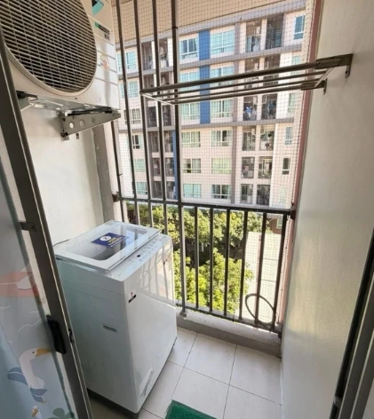 ให้เช่า Dcondo Campus Resort Bangna ชั้น 5 ห้องมุม แต่งครบ สนใจจองเลย