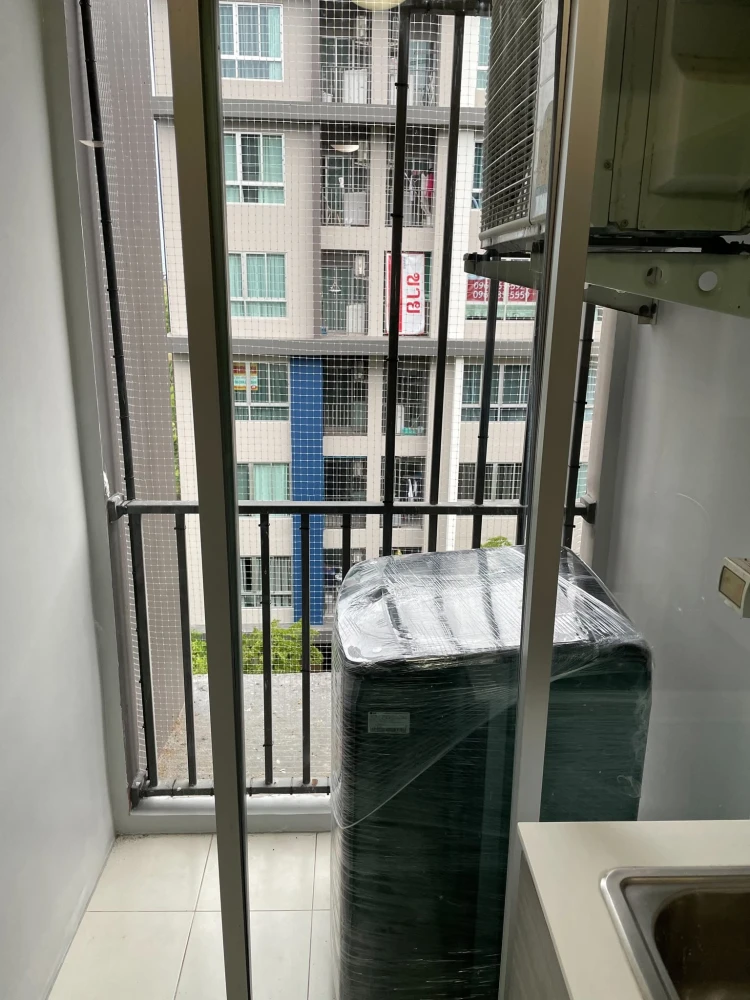 ให้เช่า dcondo Campus Resort Bangna ห้องหัวมุม โปร่ง ลมเข้า แต่งครบพร้อมเข้าอยู่ ยกกระเป๋าเข้าได้เลย ไม่ต้องซื้อเฟอร์ฯ เพิ่ม
