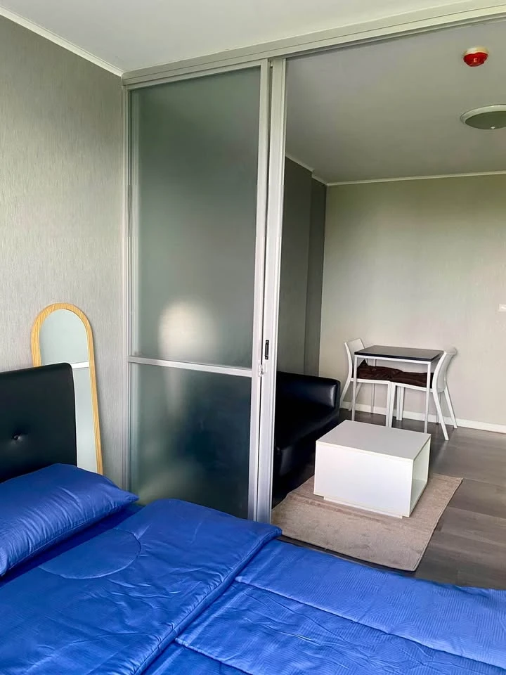 ให้เช่า Dcondo Campus Resort Bangna 1 ห้องนอน 1 ห้องน้ำ เฟอร์นิเจอร์ครบครัน วิวสวยไม่บล็อค จองด่วน