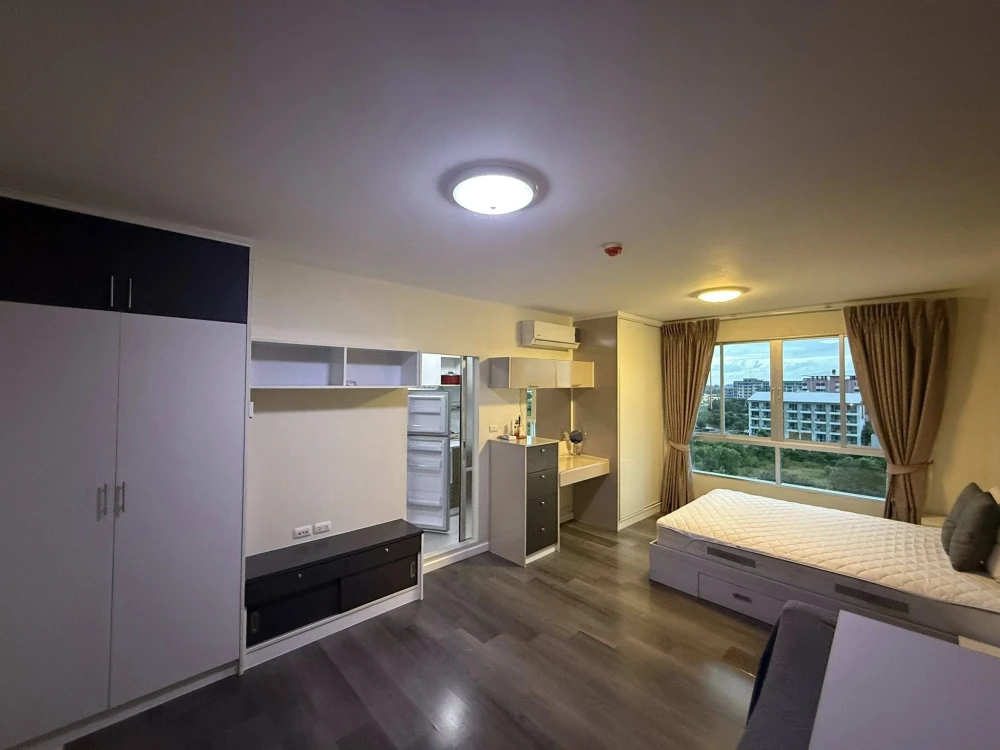 ให้เช่า Dcondo Campus Resort Bangna 1 ห้องนอน 1 ห้องน้ำ เฟอร์นิเจอร์บิ้วอินอย่างดี ทำเลดีสุดปัง จองเลยตอนนี้จ้า