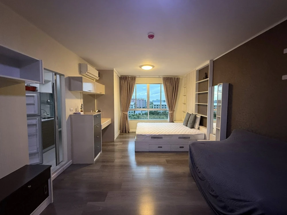 ให้เช่า Dcondo Campus Resort Bangna 1 ห้องนอน 1 ห้องน้ำ เฟอร์นิเจอร์บิ้วอินอย่างดี ทำเลดีสุดปัง จองเลยตอนนี้จ้า