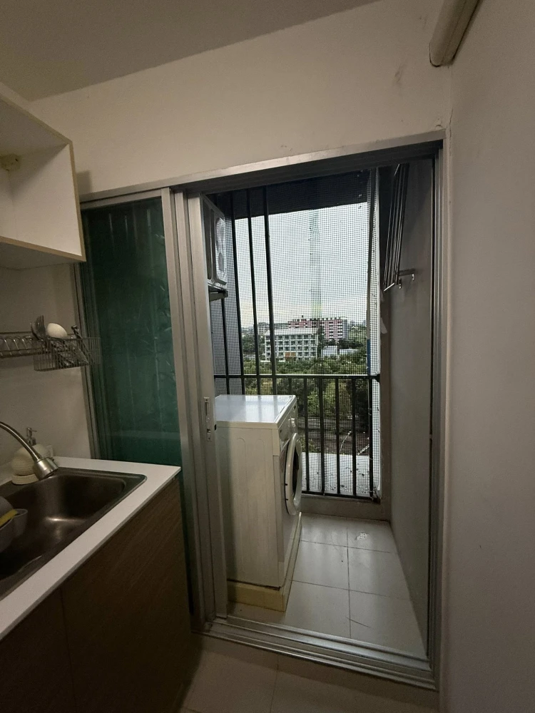 ให้เช่า Dcondo Campus Resort Bangna 1 ห้องนอน 1 ห้องน้ำ เฟอร์นิเจอร์บิ้วอินอย่างดี ทำเลดีสุดปัง จองเลยตอนนี้จ้า