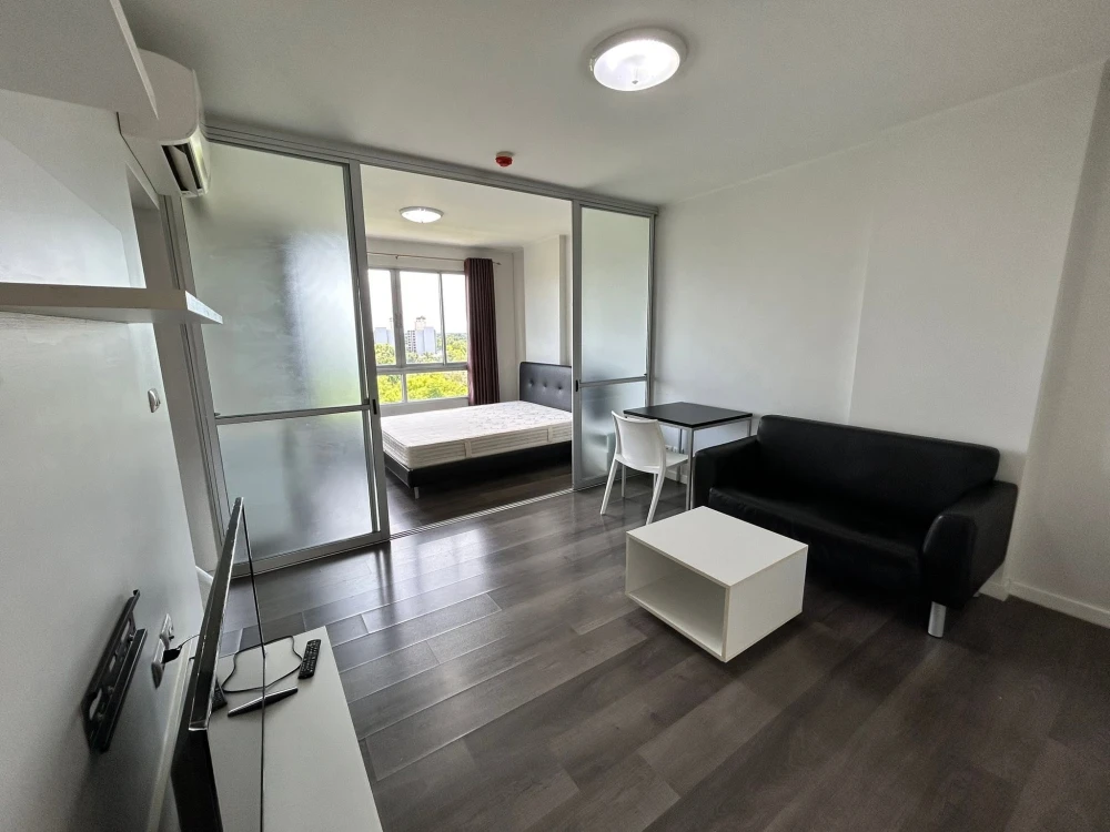 ให้เช่า dcondo Campus Resort Rangsit ห้องชั้น 8 เฟอร์นิเจอร์ครบครัน เดินทางสะดวก ห้ามพลาด
