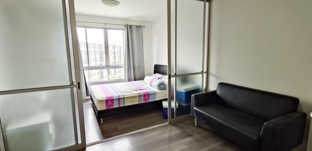 ให้เช่า dcondo Campus Resort Rangsit ห้องน่าอยู่ เฟอร์นิเจอร์ครบครัน หิ้วกระเป๋าเข้าอยู่ได้เลยจ้า