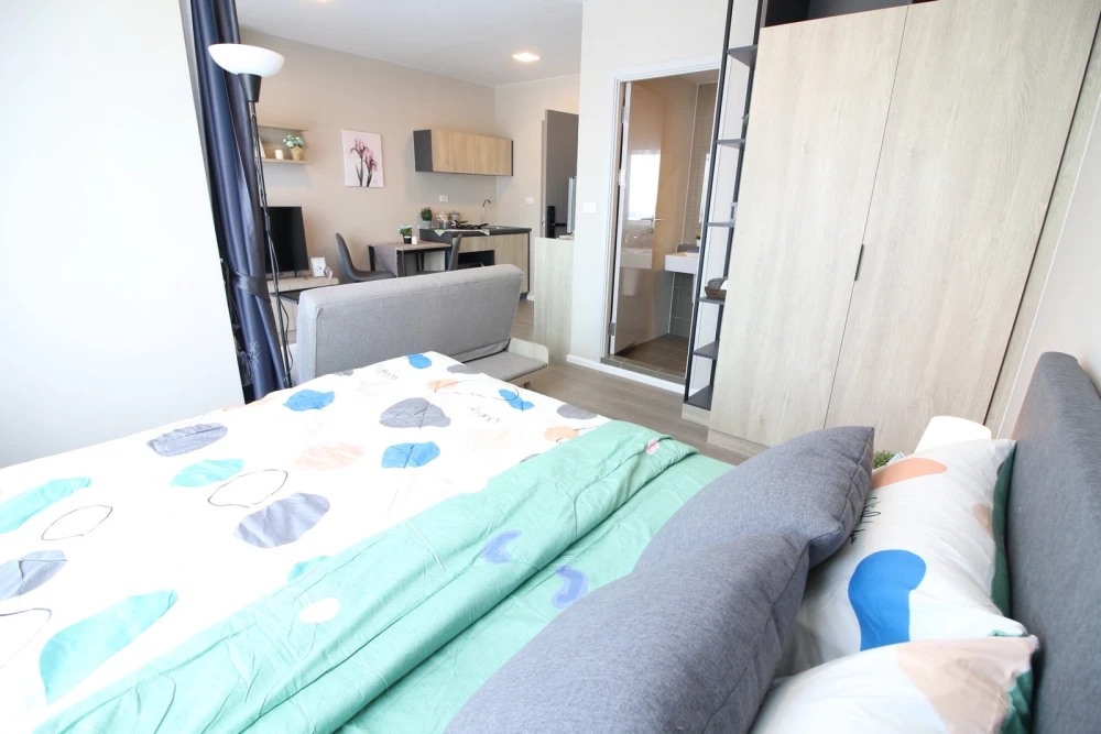 ให้เช่า dcondo Hideaway Rangsit มาพร้อมการตกแต่งที่ครบครัน สนใจจองเลย