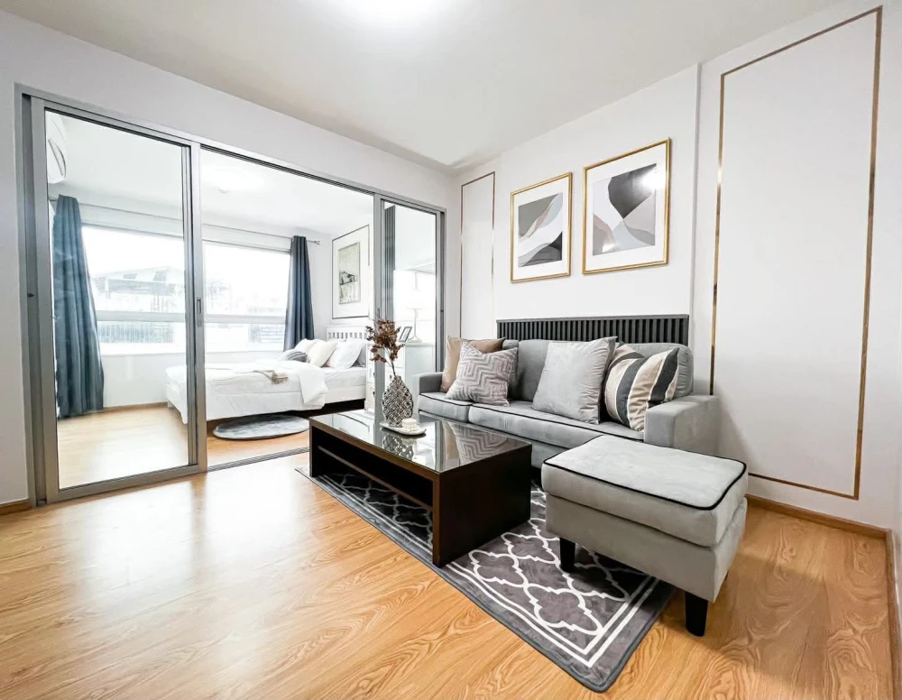 Condo for rent, Rattanathibet, 5th floor. Nice room, fully furnished. Book now!