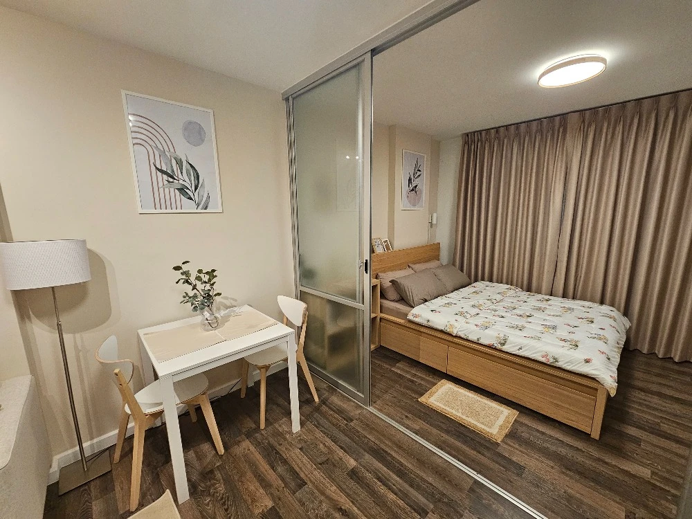 ให้เช่า Dcondo Sukhumvit 109 ชั้น 7 วิวสระ แต่งครบ น่าอยู่ จองเลย ห้ามพลาด