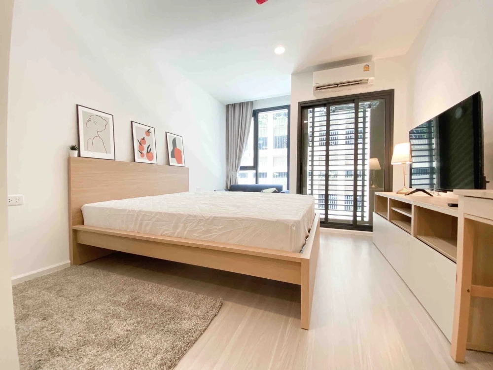 ให้เช่า DENIM JATUJAK ห้องน่าอยู่ ตกแต่งคุมโทน มาพร้อมเฟอร์และเครื่องใช้ไฟฟ้าครบครัน ห้ามพลาด