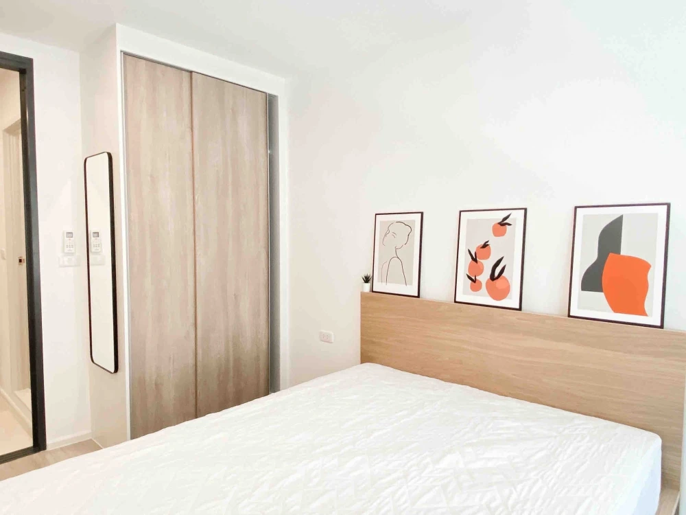 ให้เช่า DENIM JATUJAK ห้องน่าอยู่ ตกแต่งคุมโทน มาพร้อมเฟอร์และเครื่องใช้ไฟฟ้าครบครัน ห้ามพลาด