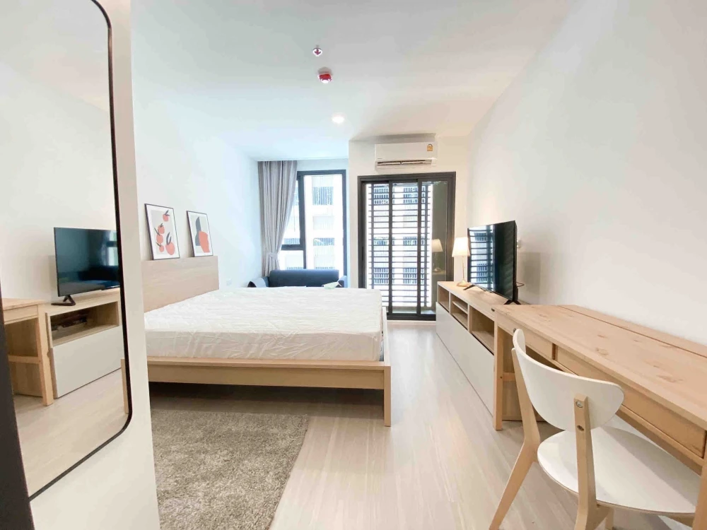 ให้เช่า DENIM JATUJAK ห้องน่าอยู่ ตกแต่งคุมโทน มาพร้อมเฟอร์และเครื่องใช้ไฟฟ้าครบครัน ห้ามพลาด