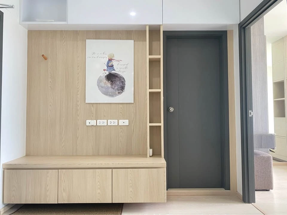 ให้เช่า  Elio del nest ห้องกว้างอยู่สบาย เฟอร์พร้อม + เครื่องใช้ไฟฟ้าพร้อม จองเลย