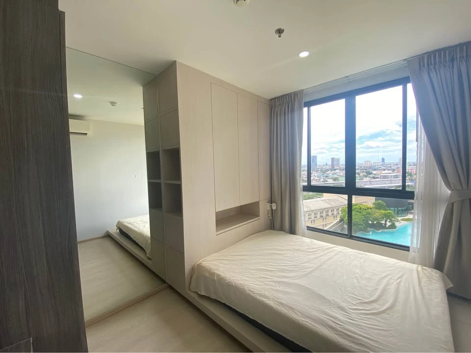 ให้เช่า  Elio del nest ห้องกว้างอยู่สบาย เฟอร์พร้อม + เครื่องใช้ไฟฟ้าพร้อม จองเลย