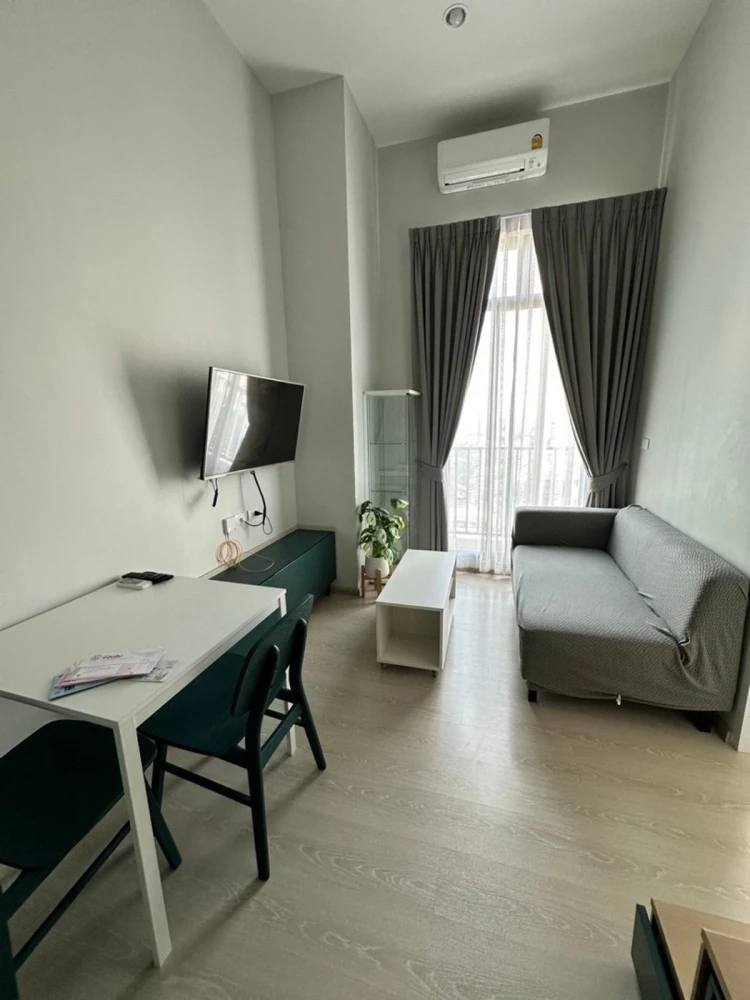 ให้เช่า Flexi Rattanathibet ชั้น 10 วิวรถไฟ มาพร้อมการตกแต่งที่ครบครัน จองเลย