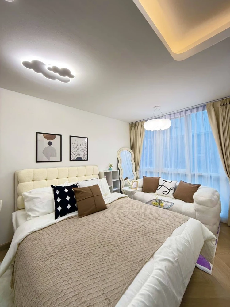 ให้เช่า Garden Asoke-Rama 9 ห้องสวย ตกแต่งคุมโทน เฟอร์นิเจอร์ครบครัน หิ้วกระเป๋าเข้าอยู่ได้เลยจ้า