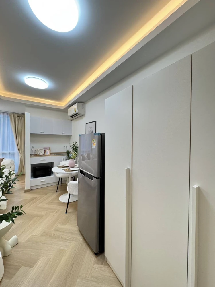 ให้เช่า Garden Asoke-Rama 9 ห้องสวย ตกแต่งคุมโทน เฟอร์นิเจอร์ครบครัน หิ้วกระเป๋าเข้าอยู่ได้เลยจ้า