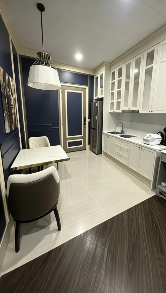 ให้เช่า Grand Florida Beachfront Condo Resort Pattaya ห้องน่าอยู่ กว้างขวางอยู่สบาย ตกแต่งโทนฟ้าน้ำเงิน สบายตา จองเลย+++