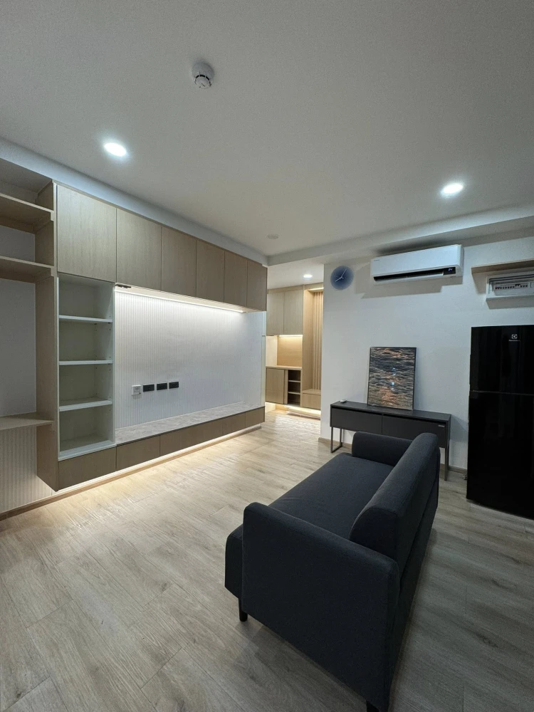 ให้เช่า Groove Scape Ladprao-Sutthisan ตกแต่ง สไตล์มินิมอล เฟอร์นิเจอร์บิ้วอินครบ ติดวอลเปเปอร์ทั้งห้อง ย้ายด่วน