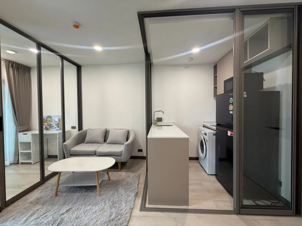 [ให้เช่า] Groove Vibes Ladprao 18 | ห้อง 1 Bed Plus แต่งสวยโทน Cozy อบอุ่น ใกล้ MRT ลาดพร้าว เพียง 400 ม. 🏢☕✨