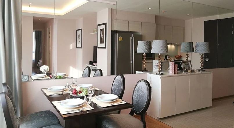 ให้เช่า H condo sukhumvit 43 ห้องมุม มาพร้อมการตกแต่งที่ครบครัน จองเลย